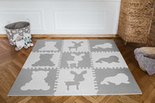 Załaduj obraz do przeglądarki galerii, Mata piankowa Grey Arctic Friends